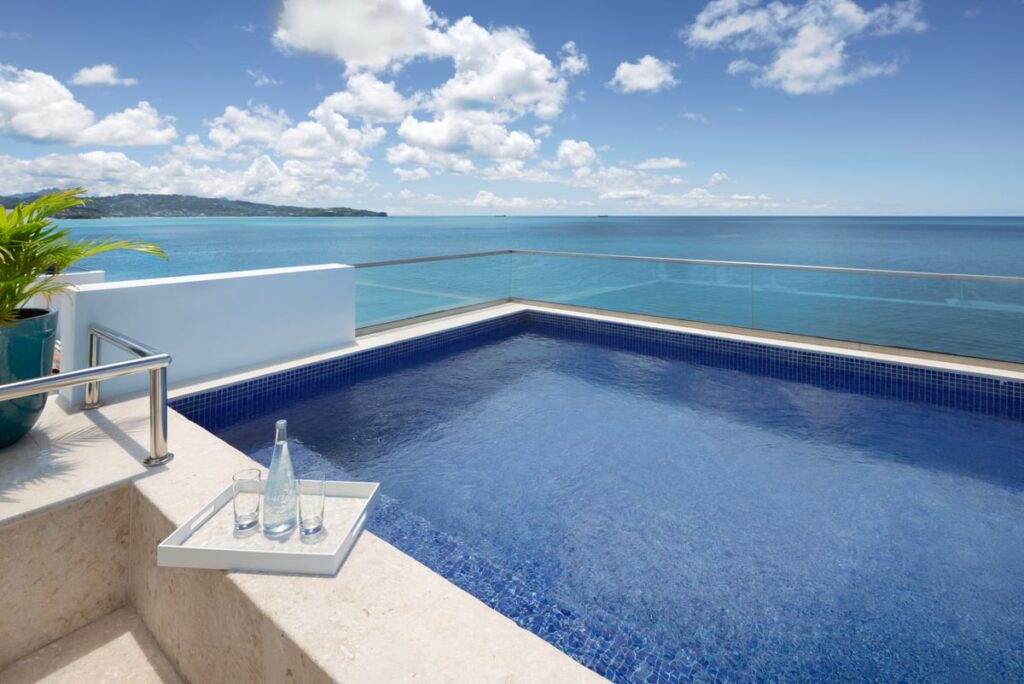 Windjammer pool and ocean view
